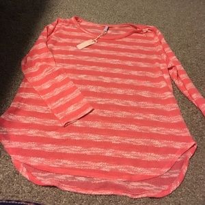 NWT pink blush top